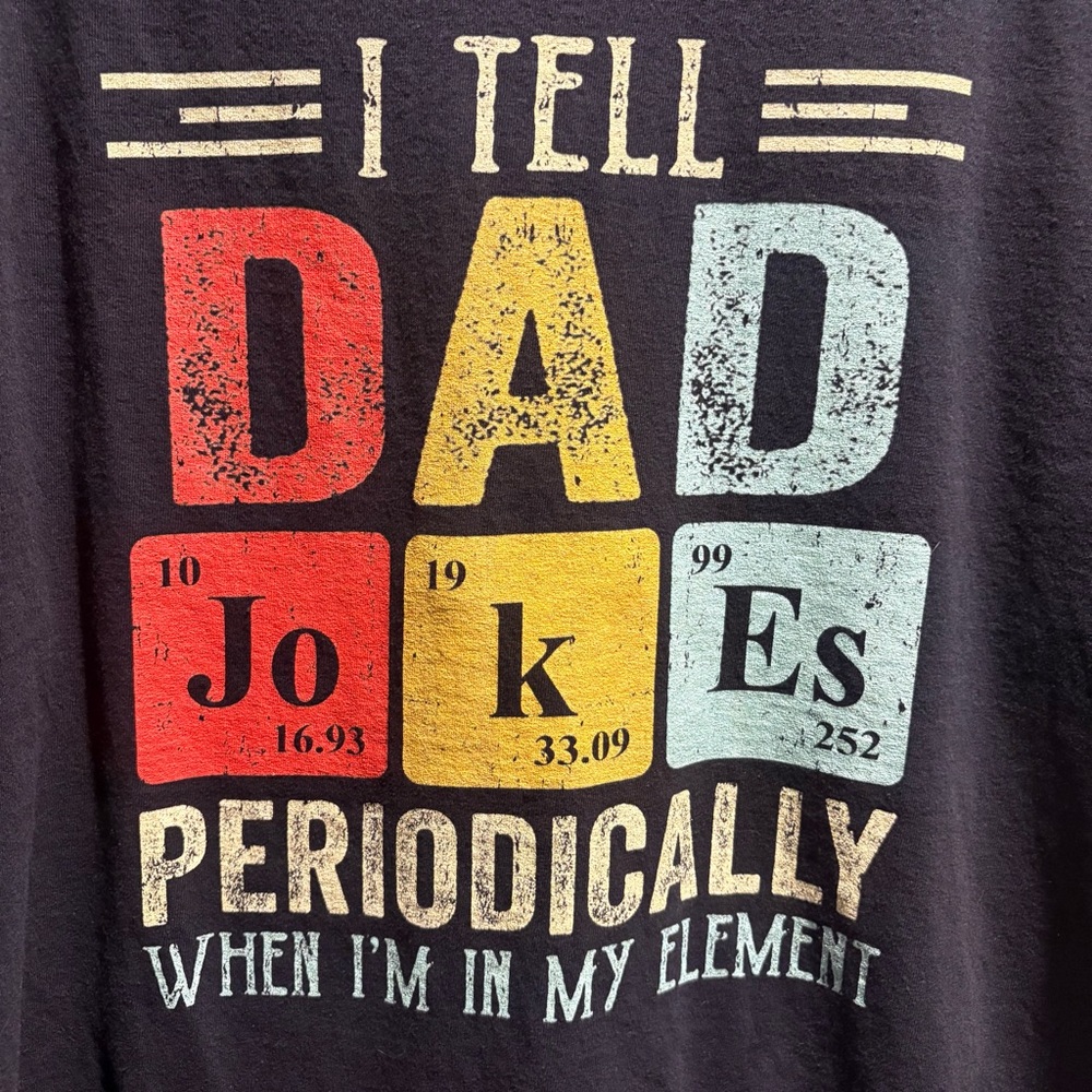 Black and Red Science Humor Short Sleeve Tee